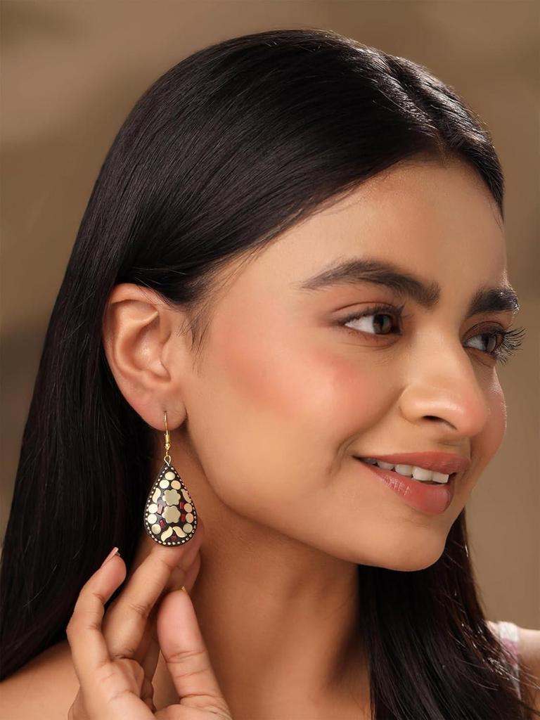 Серьги-капли для женщин | Традиционные женские наборы серег | Этнический комбинированный набор тибетские серьги-капли Laac для девочек