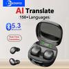 Наушники Bluetooth 5.3 с AI-переводом, беспроводные наушники для сна, 150+ языков, наушники Hi-Fi с шумоподавлением, вкладыши для всех мобильных телефонов