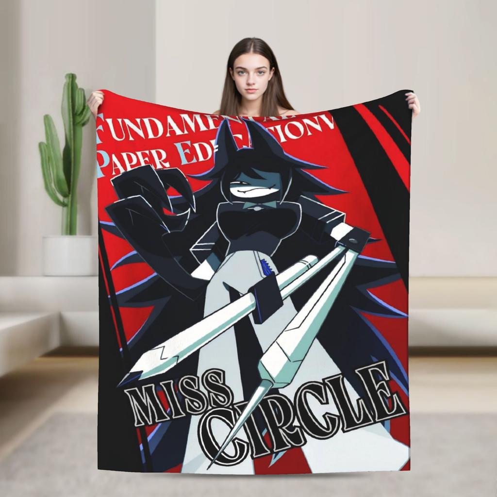 Уютный Алиса × Оливер Фундаментальное Бумажное Образование Аниме Плед Stuff Декоративный для Дивана Пледы Мягкий Фланель для Путешествий