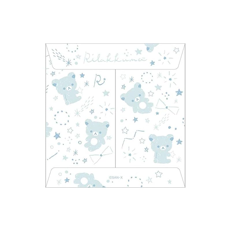 rilakkuma Small gift envelope [letterpress printing/B] San-X GC34301