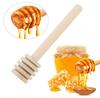 30Pcs Household Wooden Jam Honey Dipper Syrup Dispensing Collecting Stirring Rod Stick