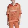 adidas Оригиналы X Fiorucci Коллаборация Ветровка с капюшоном на молнии до середины груди Женские куртки Кораллово-розовый FL4137