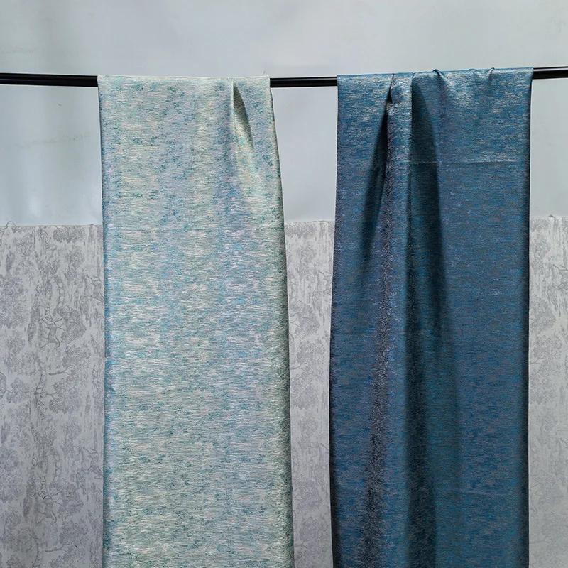 100x280cm Nordic Style Jacquard Fabric Modern Luxury Velvet Fabric for Diy Tablecloth Sofa Cushion Curtain Upholstery Crafts