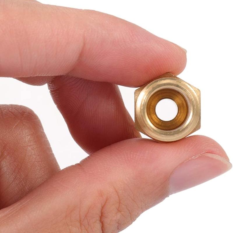 10 Pcs Brass 1/4'' NPT Male Quick-Connect Adapter Plug Air Tool Fitting