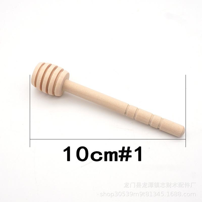 Honey Stir Bar Mixing Handle Jar Spoon PracticalWood Dipper Honey Long Stick Supplies Honey Kitchen Tools
