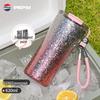 Термобутылка Pepsi 316L Ice Crack с крышкой двойного назначения, 620 мл