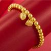 Браслет Легкий Роскошный Модный Золотой Желтый Шаровой Браслет