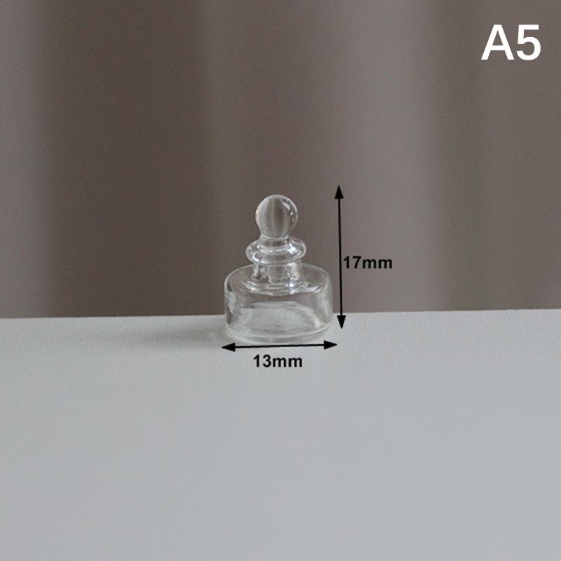 1Pc Doll House Mini Decoration Cute Glass Bottle European Vintage Pot