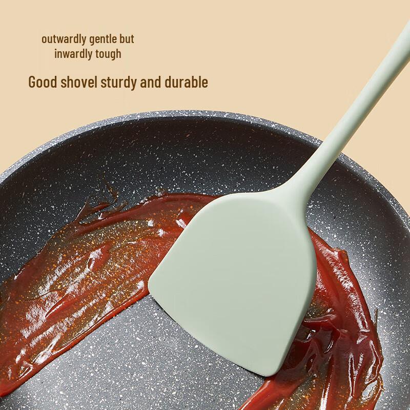 CooKing Emperor Pine Green Silicone Spatula and Spoon Set