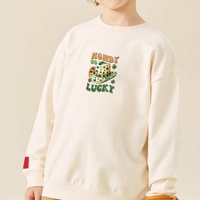 Удачный день, утюг на патче St.. Наклейки Patrick Green Parches Ropa Diy Наклейка для одежды Термопресс Аппликация Футболка Утюг На Заплатках