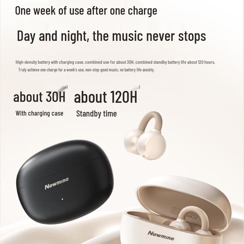 Наушники-клипсы Bluetooth с костной проводимостью Newmine LY63 (Концепт)