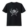 49 99 Crooks and Castles Футболка Crossing Guns черная CC990716BLK винтажная Стирка мужская уличный стиль Повседневная с принтом Удобная