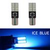 2 шт. светодиодные лампы T10 W5W 4014 24/26SMD Canbus без ошибок, внутренние купольные фонари высокой мощности, автомобильная лампа для чтения, белая, красная, янтарная, 12 В