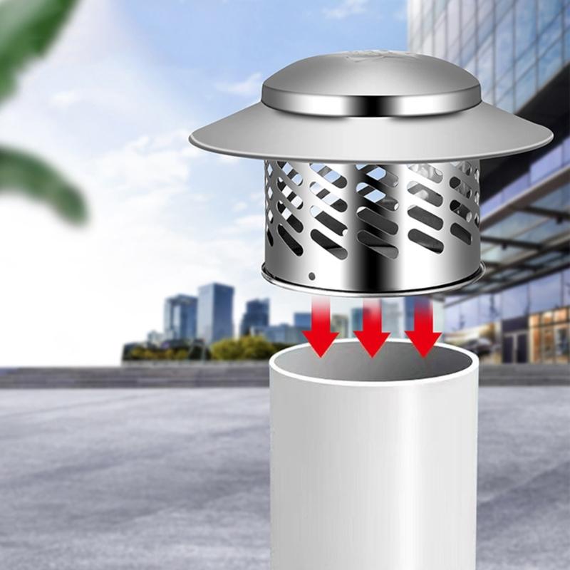 Practical Round Stainless Steel Chimney Rain Hat Convenient for Home Use and Maintenance Easy Installion Designs