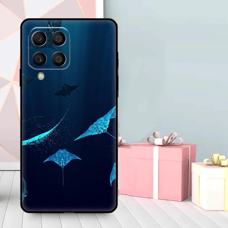Чехол с изображением ската для Samsung Galaxy M06 M11 M31 M14 M34 M54 M12 M32 M52 M15 M13 M16 M36 M56 M53 M35 M55