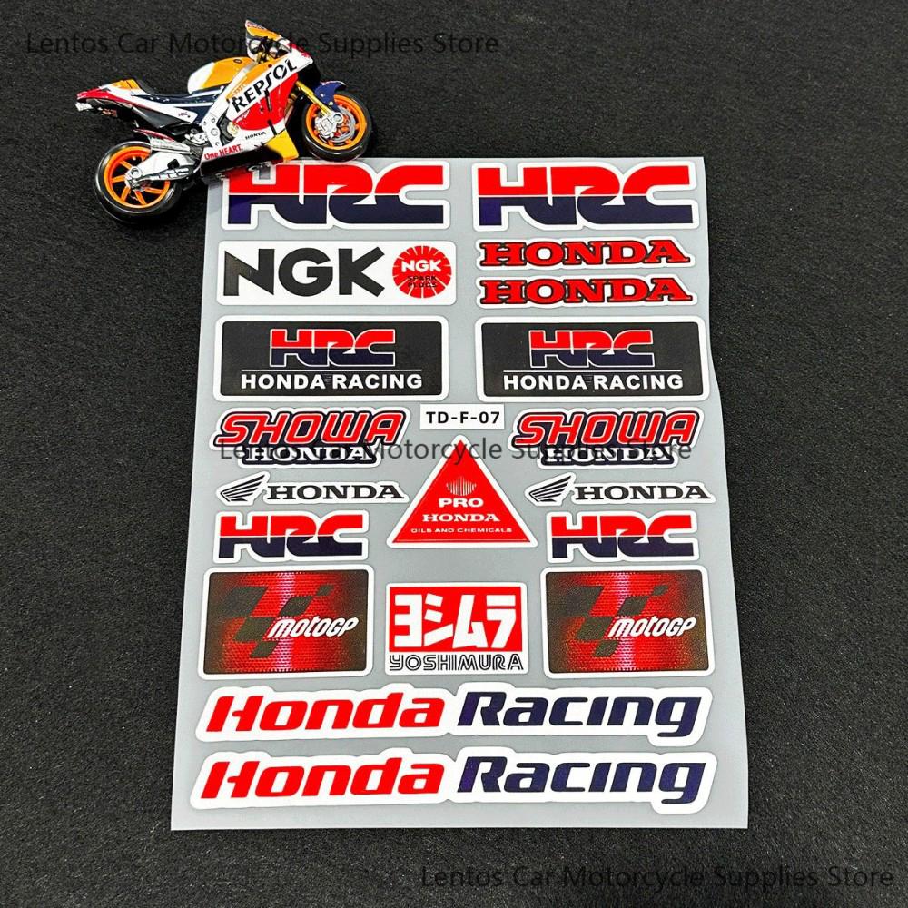 Мотоциклетные Отражающие Наклейки на Шлем HONDA Motorsports Крылья Мечты Логотип Декоративные Наклейки на Бензобак и Задний Кофр UQ8 mkdv9