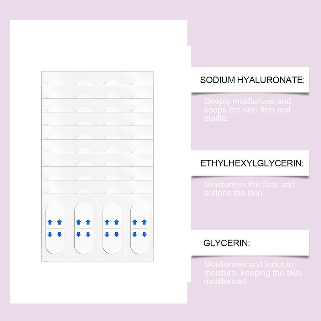 OUHOE Face Lift Adhesive – Hydrating, Softening, Tightening, Breathable, Invisible, Contouring, V-Line Lift Beauty Adhesive