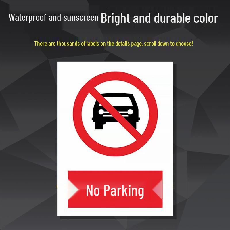 Reflective Aluminum Safety Sign: Electric Shock & No Smoking Warning