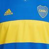 Adidas Домашняя майка Boca Juniors с контрастным воротником и принтом букв, короткий рукав, мужские топы сезона 2022/23, синяя HE6338