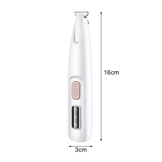 Триммер для собачьих лап, аккумуляторная машинка для стрижки собак с низким уровнем шума и светодиодной подсветкой, электрический инструмент для стрижки собак, предназначенный для лап, ушей, лица