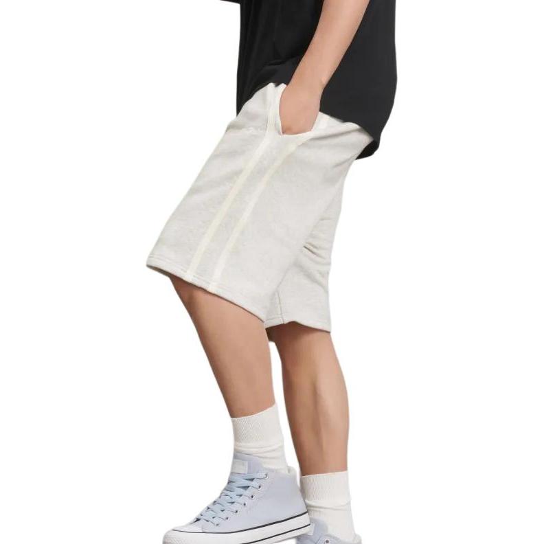 Converse Спортивные шорты унисекс серые 10027236-A02