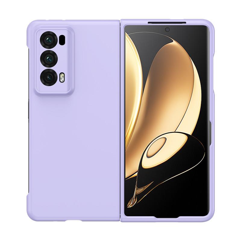PC Hard Shell Phone Case For Honor Magic V2 Solid Color Protective Cover