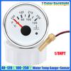 Car 7 Color LED 52mm Water Temp Gauge with Alarm 40~120℃,100~250℉ Water Temperature Meter+Sensor 1/8NPT,M14X1.5,M16X1.5,3/8NPT