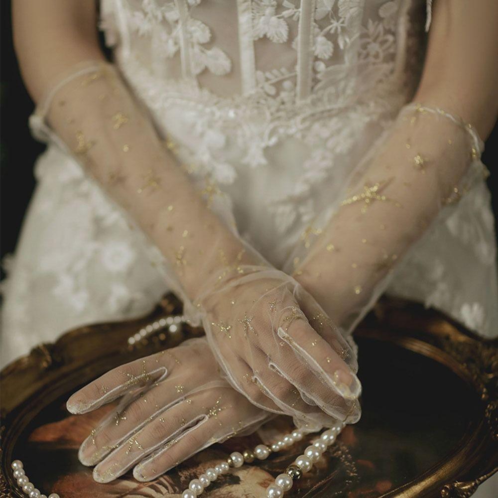 Праздничное платье Велосипедные перчатки Митенки Кружевные перчатки Свадебные перчатки Свадебные перчатки Митенки для свадебного платья