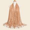 New Embroidery Lace Scarf Shawl Floral Triangular Veil Shawl For Women Party Scarf Wedding Poncho Stoles Ladies Headband Wraps