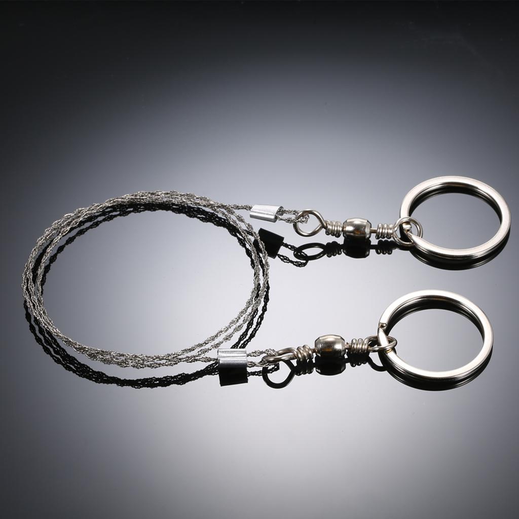 Наружное аварийное оборудование Набор инструментов для выживания Ручная карманная проволочная пила из нержавеющей стали для кемпинга, пешего туризма