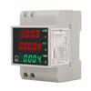 AC80‑300V 100A DIN-рейка Измеритель мощности Цифровой дисплей Напряжение Ток Время Мощность КВтч Многофункциональный V