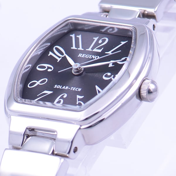 Citizen Женщины КП1-110-51 ( Часы REGUNO Solar-Tech Браслет женский) Часы Tonneau, серебристые, аналоговые