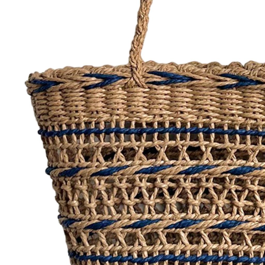Woven Bag Fashionable Handmade Handbag for Holiday Beach Travel Womens