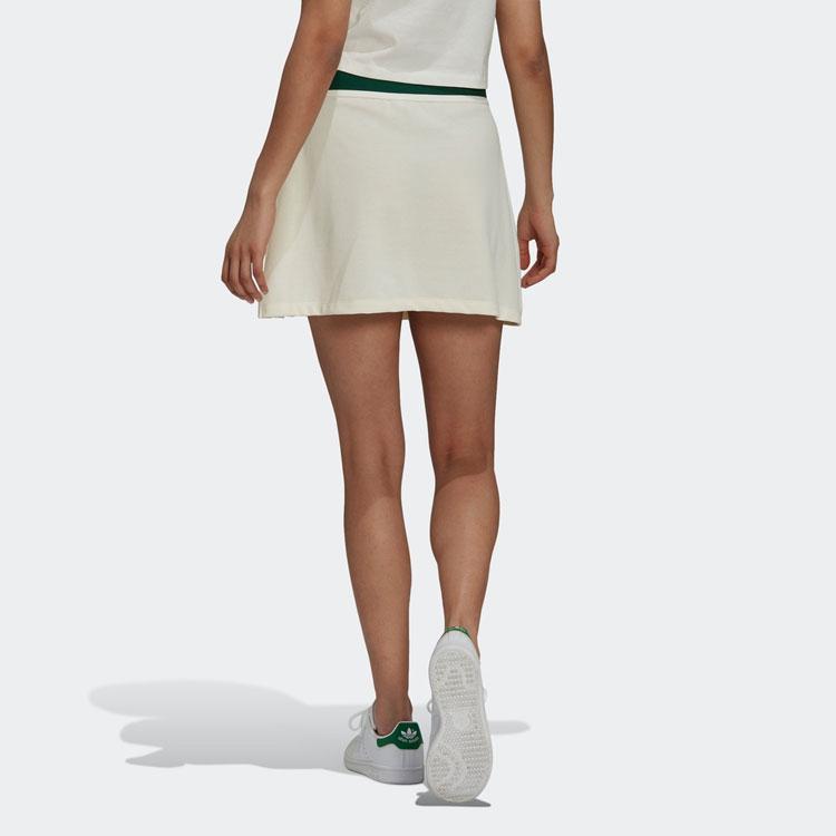 Women's Adidas Originals Casual Short Skirts Women's Jade White