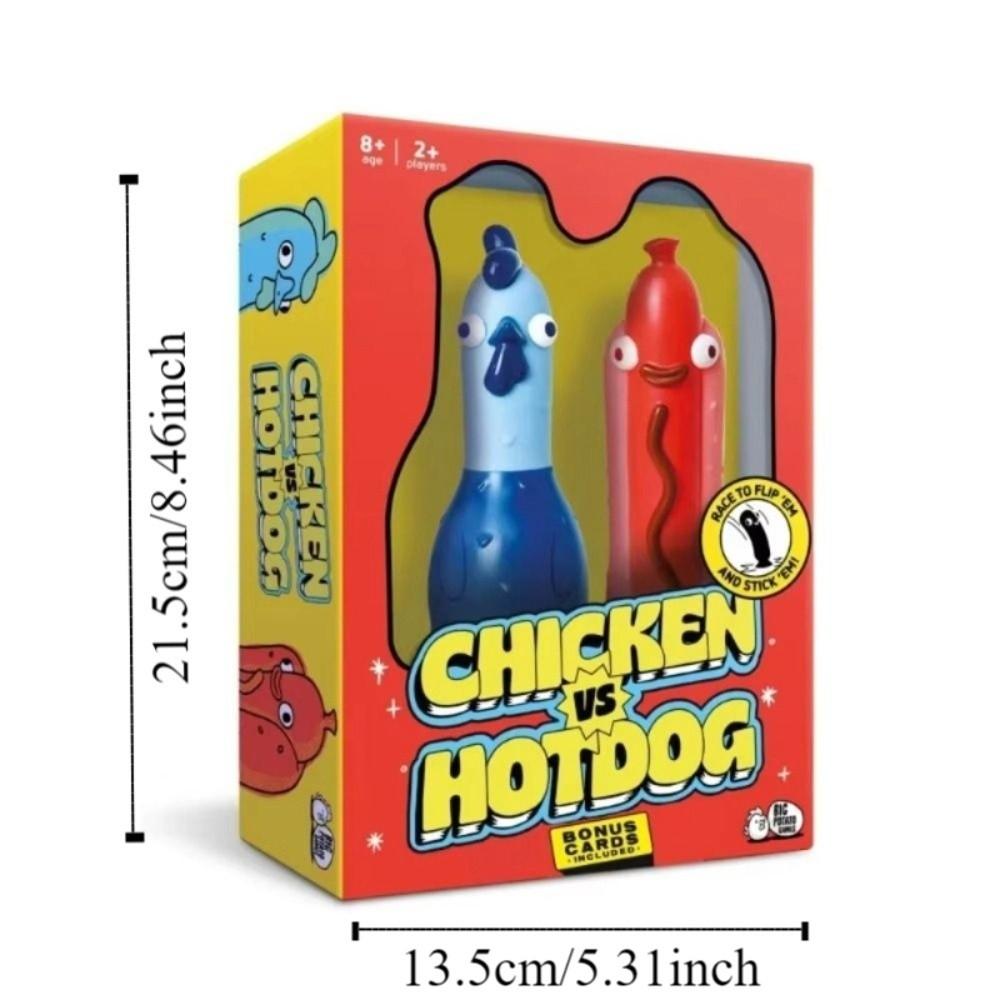 Быстрая Стратегия Курица Против Собаки Настольная Игра Интерактивная Мультяшная Курица Против Собаки Набор для Вечеринки Сделай Сам Образовательная