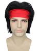 Wigs2you Парик H-5610 Для взрослых Мужской 12 дюймов Средняя длина Хэллоуин Косплей Анимация Видеоигра Ретро Боец Улиц Парик Синтетическое Мягкое Волокно wit