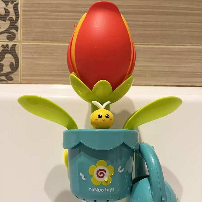 Цветочки для ванны Игрушки для купания Душ Водные Игрушки для купания Водная игра Для детей Веселье Веселый Бегцветок Ванна С Чайником Ванная Комната Игрушка Для