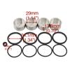 Front Rear Brake Caliper Rebuild Kit 44313-08 For Harley Softail Dyna 08-17 Fat Boy Fat Street Bob Low Rider S Breakout FXS FLS