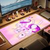 Mew Pokemon Mouse Pad, Large Gaming Desk Mat, Non-slip XXL Mousepad for Laptop & Tablet, Mini PC Playmat with Stitched Edges