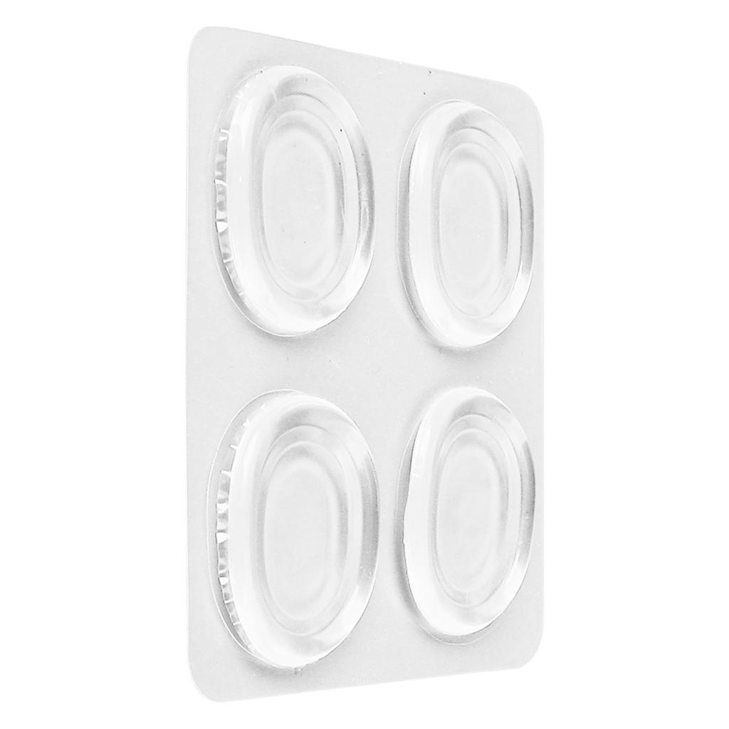 4 шт. силиконовые прозрачные мягкие самоклеящиеся накладки на барабанные глушители