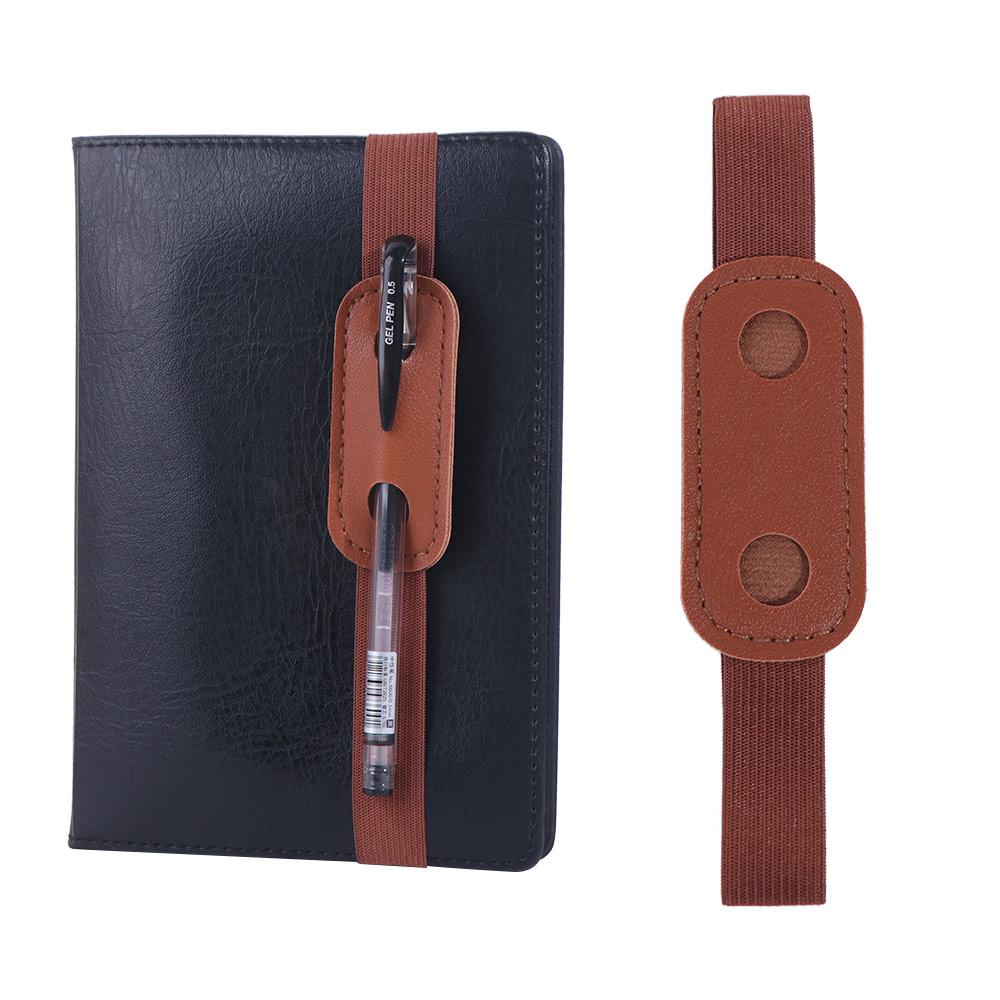 6Pcs Adjustable Straps Elastic Band Pen Holder Portable Colorful Pen Sleeve Pouch Detachable Easy To Store