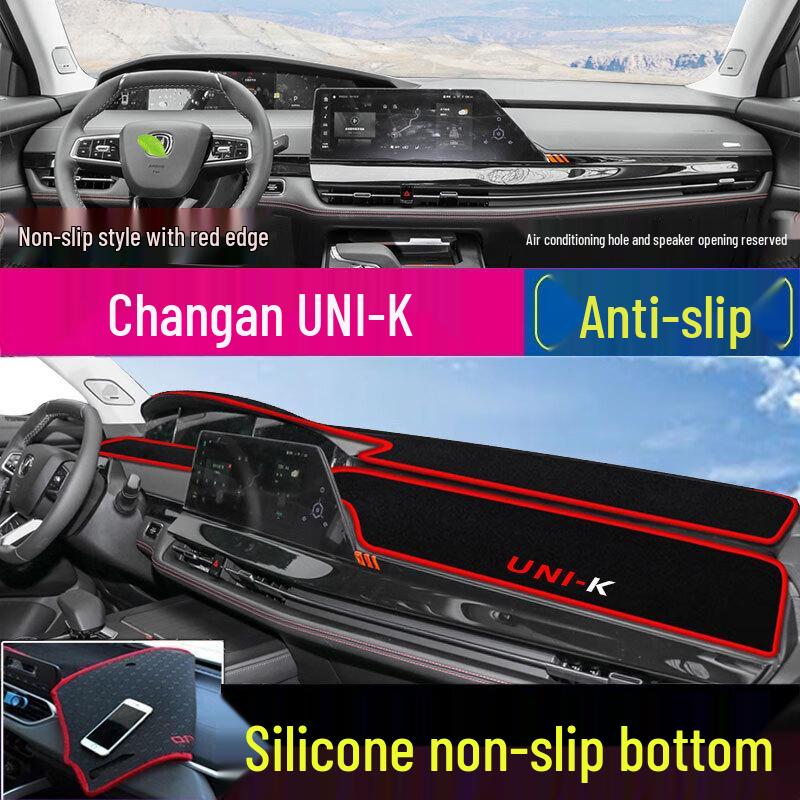 Совместимая накладка на козырек для Changan CS55 PLUS, CS15, EADO, CS35 и центральной консоли Unik (3-е/4-е поколение) - Теплоизоляционная защита.