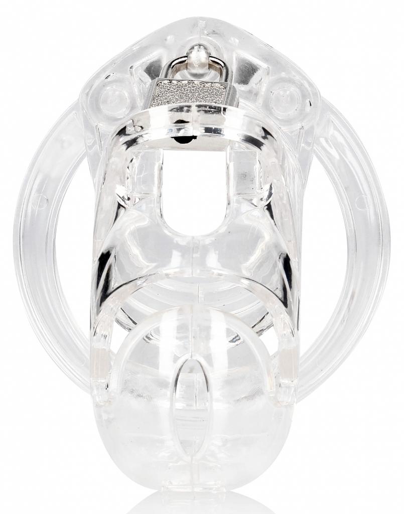 ManCage Model 25 Chastity Cage - 9 X 3.5cm Transparent