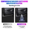 For Honda Acc02pcs/set For Honda Accord Odyssey Elysion CR-Z Spirior Auto Accessories Car Door Welcome Light Led HD Projector Lamp