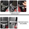 Car Seat Belt Fixing Buckle Decorate Protector Leather Cover for BMW 1 2 3 4 5 6 7 Series X1 X2 X3 X4 X5 X6 Auto Interior Accessories (5pcs Mocha