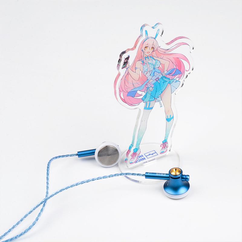 Беруши NiceHCK Small Blue Hat для двухмерных игровых наушников с плоской головкой