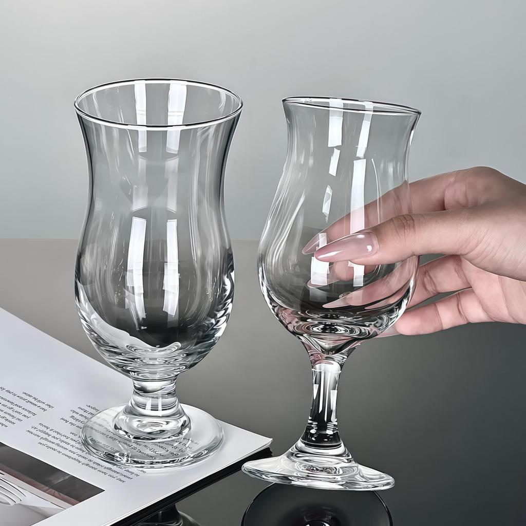 Thickened Glass Juice and Beer Hurricane Tulip Cup