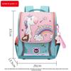 Large Capacity Waterproof Unicorn Cartoon Canvas Backpack For Kids With Breathable Design