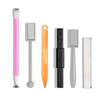 6Pcs Nail Magnetism Tool Set with Double Headed Flower Design Nail Pens Strong Magnet Stick Cats Eye Effect Gel Tools