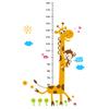 4 шт. Жираф Детская Измерительная Ростовая Наклейка на Стену Съемная для Детской Комнаты, Детского Сада